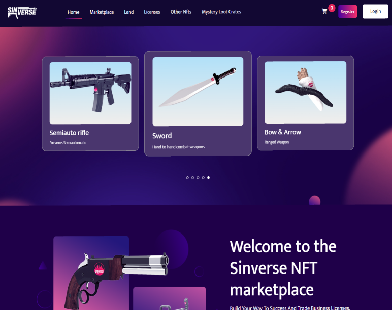 The SinVerse Marketplace